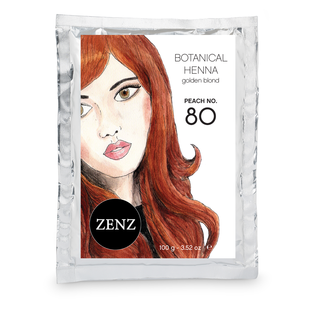 Botanical Henna Hair Colour Peach no. 80 (100 g)